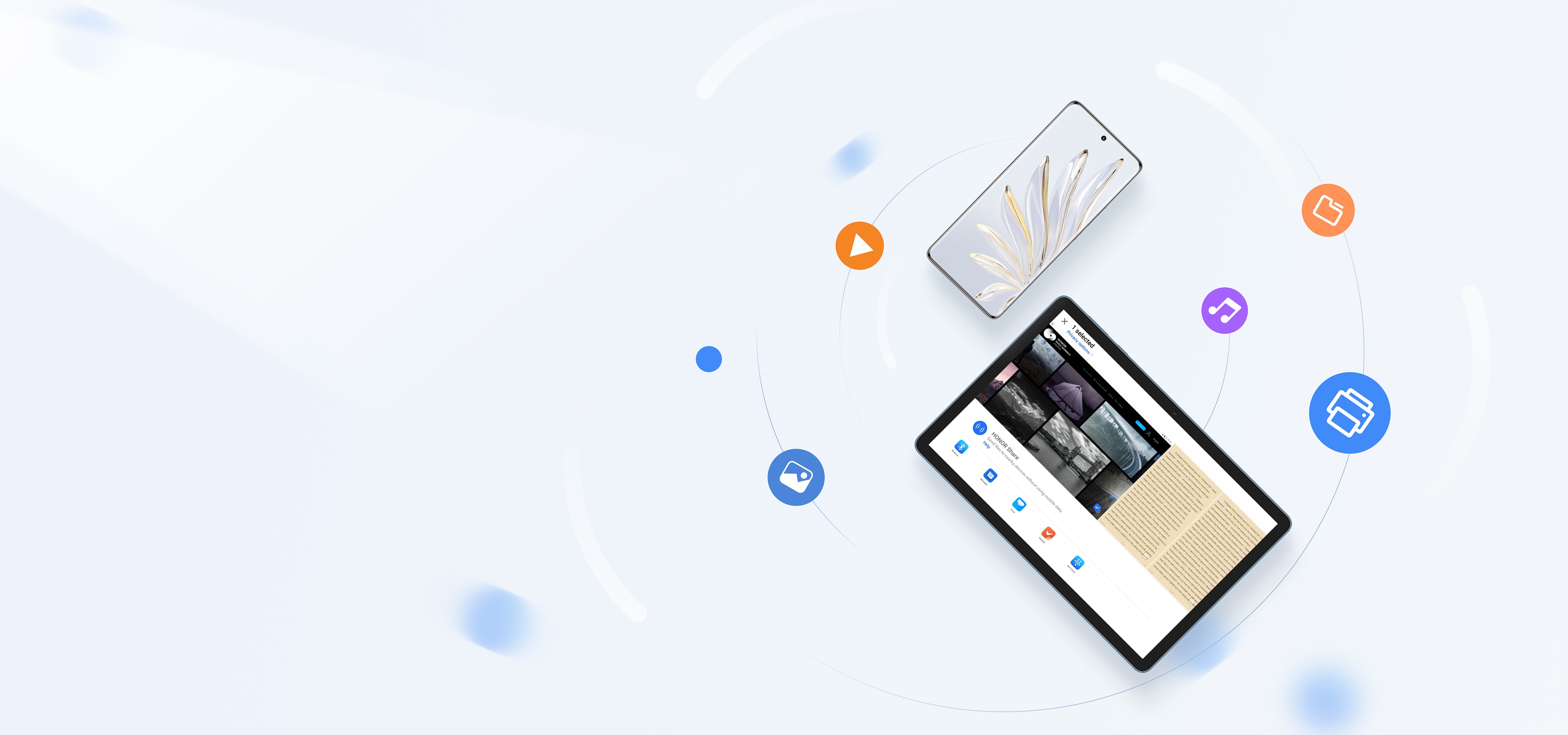 HONOR Share, rychlý přenos bez náročného datového provozu